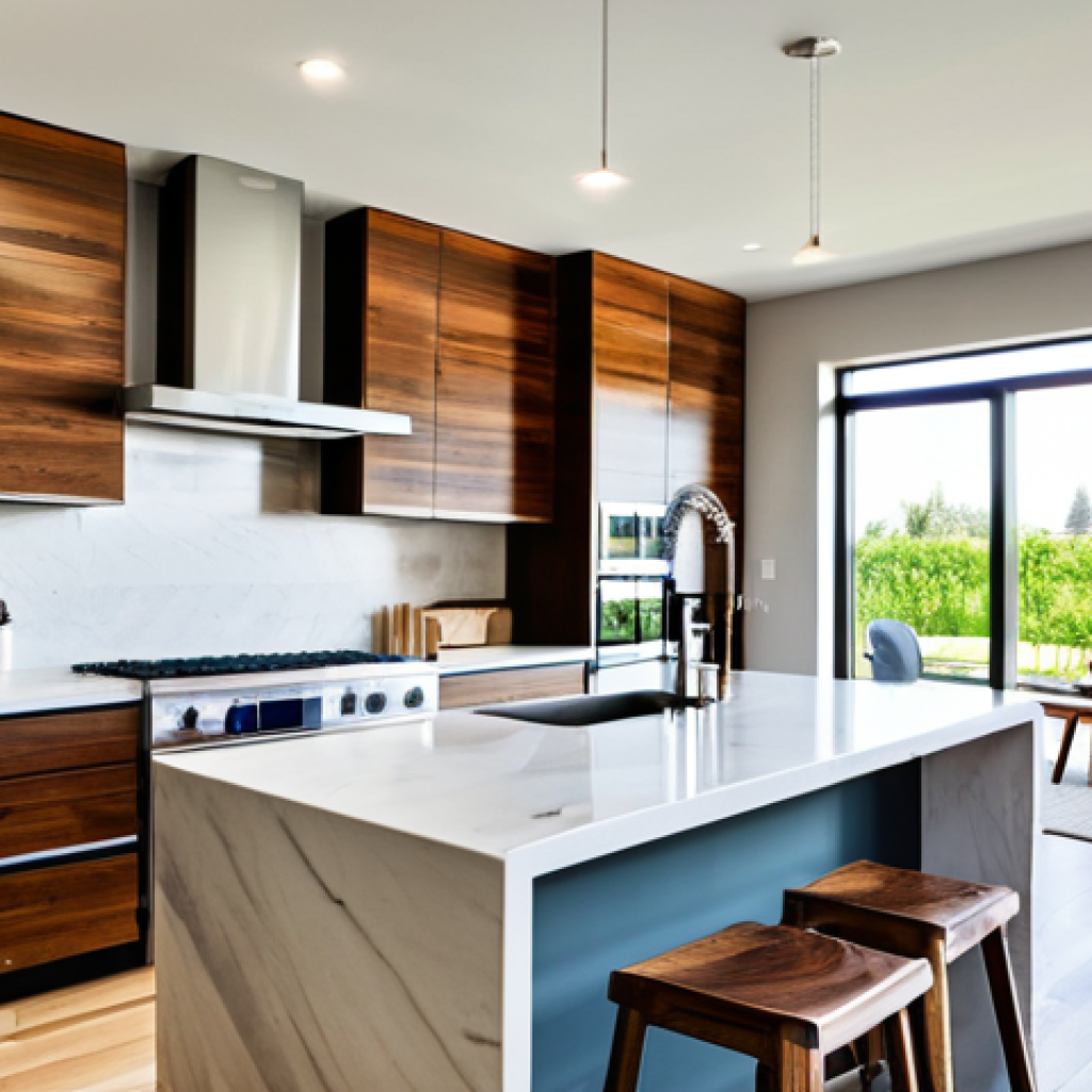 제로웨이스트 제품 추천 리스트 - Image Prompt 1: The Heart of a Sustainable Home Kitchen**