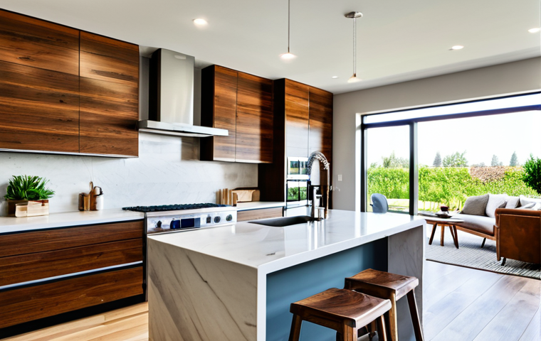 제로웨이스트 제품 추천 리스트 - Image Prompt 1: The Heart of a Sustainable Home Kitchen**
